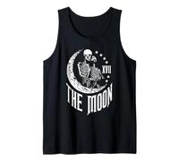 Luna Tarocchi Scheletro Coppia Vintage Gothic Astrologia Canotta