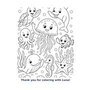 Luna the jellyfish & ocean friends