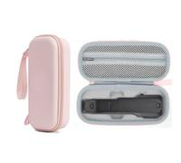 Luna Ultra Custodia da Viaggio Custodia rigida per Insta360 Luna Ultra Creator Combo Accessori, Impermeabile PU Portatile Borsa Protettiva con Cinturino da Polso, rosa, Semplice