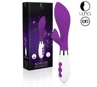 LUNA Vibratore Coniglio Viola Punto G Spot Rabbit Vibrator Achelois Rechargeable