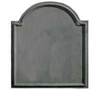 LUNA WAY CAST IRON - Lastra Decorata "Deco" in Ghisa per Camino | Immagazzina e Riflette Calore | Resistente all'Usura e Corrosione | Dimensioni Piastra 46 x 40 cm