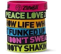 Luna24 simply great ideas... Zumba - Set di 6 bracciali sportivi