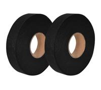 Lunaanda 2 Rotoli Nastro Termoadesivo, Orlo Svelto Termoadesivo Forte, Adesivi per Stoffa, Orlo Svelto Termoadesivo, 20mm Di Larghezza Termoadesivo, per Orli, Vestiti, Tende, Jeans (nero)