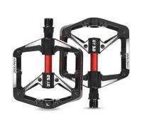 Lunaanda Pedali per Bici in Alluminio MTB Flat Ciclismo 9/16 Pedali per Bicicletta Antiscivolo e Leggeri Adatto per BMX/Mountain/Bici da corsa