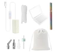 Lunaanda Penna per Diamond Painting Elettronica, Set di Strumenti per Penna Diamantata, E-painter Ricaricabile per Pittura a Diamante Pen, con Aspirazione Regolabili (bianco)