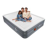 LunaDream Eclipse Series Queen Materasso ad aria con pompa integrata ricaricabile USB, materasso gonfiabile senza fili, design durevole a tenuta stagna, portatile, per casa e campeggio
