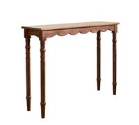 LUNAIZHUO Mobile Dietro Divano Salvaspazio Moderno in Legno, Console Ingresso Slim con Gambe in Legno Massello a Colonna Romana, per Corridoio, Soggiorno, Ingresso, Dietro il Divano(100cm/39in)