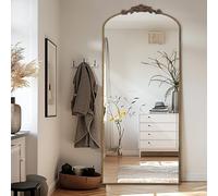 LunaMirror Filigree Specchi da terra, 180 x 76 cm, stile vintage, Sierlijke Gesneden Applicatie Retro Home Decor Specchio da parete per Woonkamer Slaapkamer Hal Entree, bronzo