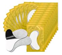 Lunamoon 20paar 2in1 UV Patch Ciglia Patch Occhi per Extension Ciglia Pads Ciglia Cerotti per Estensioni Ciglia Eyelash Pads Eye Gel Patches for Eyelash Extension