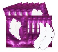 Lunamoon 50 paires Coussinets pour Extensions de Cils Coussinets en Gel pour les Yeux Patch Ciglia Patch Occhi per Extension Ciglia Pads Ciglia(violet angle)