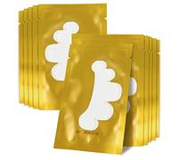 Lunamoon Cerotti per Estensioni Ciglia Eyelash Pads Occhio Patch Extension Ciglia Pads Occhi da Ciglia Finte Eye Gel Patches for Eyelash Extension 50 Paio (Flower-Gold)