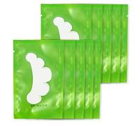 Lunamoon Cerotti per Estensioni Ciglia Eyelash Pads Occhio Patch Extension Ciglia Pads Occhi da Ciglia Finte Eye Gel Patches for Eyelash Extension 50 Paio (Flower-Green)