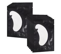 Lunamoon Cerotti per Estensioni Ciglia Eyelash Pads Occhio Patch Extension Ciglia Pads Occhi da Ciglia Finte Eye Gel Patches for Eyelash Extension 100 Paio (U-Black)