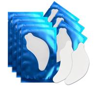 Lunamoon Cerotti per Estensioni Ciglia Eyelash Pads Occhio Patch Extension Ciglia Pads Occhi da Ciglia Finte Eye Gel Patches for Eyelash Extension 50 Paio (Dolphin-Blue)