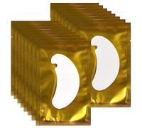 Lunamoon Cerotti per Estensioni Ciglia Eyelash Pads Occhio Patch Extension Ciglia Pads Occhi da Ciglia Finte Eye Gel Patches for Eyelash Extension 100 Paio (U-Gold)
