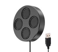 Lunaobrik Altavoz Magnético Portátil, USB Alámbrico Con Gran Volume Y Graves Profundos - Altavoz para Carro De Golf | para Escritorio Portátil Tableta Viajes Hogar Lugar De Trabajo Sala De