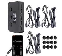 Lunaobrik Auto Clicker | Rechargeable Screen Clicker | Continuous Tapping Device Adjustable Speeds For App Testing Tablet Computer Games Social Media Remote Work Reward Tasks