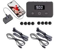 Lunaobrik Auto Clicker | Rechargeable Screen Clicker | Continuous Tapping Device Adjustable Speeds for App Testing Tablet Computer Games Social Media Remote Work Reward Tasks