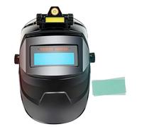 Lunaobrik Casco da saldatura a oscuramento automatico,Maschera di protezione auto-oscurante solare per smerigliatura | Casco per saldatura regolabile | per agricoltura, casa, automotive, fabbrica,