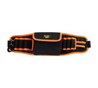 Lunaobrik Cintura per attrezzi con cornice, tasca per attrezzi in vita - Borsa portaoggetti multiuso per attrezzi - Organizer per viti a mano regolabile, Oxford Cloth Utility Pouch per framer