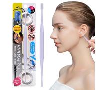 Lunaobrik Cucchiaio di rimozione per l'orecchio strumento di rimozione 'orecchio riutilizzabile per scavare sopracciglia orecchio strumento di scavo dei capelli 'orecchio portatile,