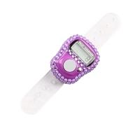 Lunaobrik Digitaler Zähler, elektronischer Fingerschalter, LCD -Anzeigenummer Clicker -Zähler, Reettierbares Lap - -Ring -Handheld -Tally -Ring für Die Erinnerung an Die Spur- und Feld