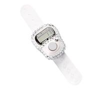 Lunaobrik Finger Tally Counter, Finger Counter Clicker - LCD -Bildschirmnummer Zähler,Reettierbares Lap - Ring -Handheld -Tally -Ring für Die Erinnerung an Die Spur- und Feld -Rundenerinnerung