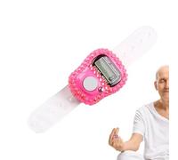 Lunaobrik Fingerzähler Clicker, Fingerklicker zum Zählen - LCD -Bildschirmnummer Zähler,Reettierbares Lap - Ring -Handheld -Tally -Ring für Die Erinnerung an Die Spur- und Feld