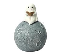 Lunaobrik Ghost Reading Light Warm - Resin Cute LED Decoration