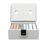 Lunaobrik Incubatore di uova di pollo - 32 uova incubatrice | Controllo preciso della temperatura con controllo 'umidità per principianti