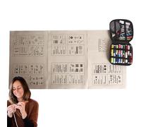 Lunaobrik Libro da ricamo per ricamo - Istruzioni per il cucito - Visibile creativo cucito a mano passo-passo di cucito illustrati per la decorazione domestica Riparazione vestiti