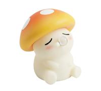Lunaobrik Mushroom - Soft Silicone Tap Control, BPA Free Sleep Timer