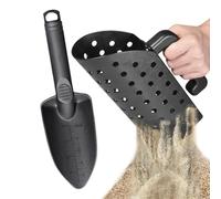 Lunaobrik Pala per il rilevamento dei metalli - Pala per il rivelatore di metalli, pala setaccio da spiaggia | pala per setaccio rapido per la caccia al tesoro subacqueo, pala di rilevamento