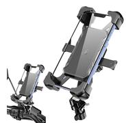 Lunaobrik Porta Telefono Da Scooter,Morsetto Manubrio Bicicletta | Supporto Smartphone Da Moto - per Uomo Donna Adulti Giovani Ciclismo Guida Quotidiana