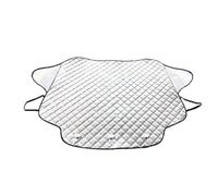 Lunaobrik Protezione solare per parabrezza | Protezione solare magnetica per auto ad alta resistenza, coperta protettiva per finestre invernali | per veicoli berline e furgoni Pickup