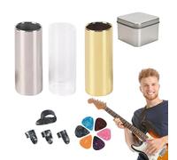 Lunaobrik Slider per chitarra, 60 mm, kit di accessori per strumenti musicali, per esibizioni dal e pratica, miglioramento del tono