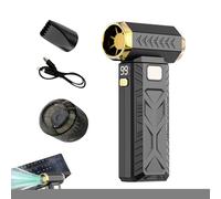 Lunaobrik Soffiatore elettrico ad aria compressa | Pulitore wireless con turbina a più livelli, ventilatore portatile ricaricabile tramite USB | per computer, PC, auto, dettagliato, cortile,