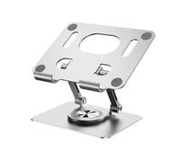 Lunaobrik Soporte Giratorio para Portátil, Base Ergonómica Ajustable Hasta 40 cm - Base Portátil para Laptop - para Escritorio Estudio Hogar Dormitorio Sala Aula Computadora