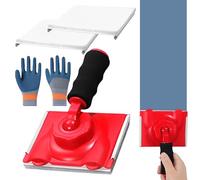 Lunaobrik Strumento per il taglio e la profilatura dei bordi della vernice | Applicatore ergonomico per la verniciatura a soffitto - Forniture lavabili multifunzionali per il restauro di mobili e