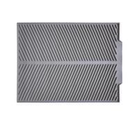 Lunaobrik Tappetino per l'essiccazione di piatti da cucina, vassoio in silicone pieghevole e resistente al calore, tappetino di essiccazione antiscivolo, per casa, lato del lavello, stanza degli