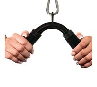 Lunaobrik V Grip Cable Attachment - Solid Steel Tricep Bar for Row Workouts