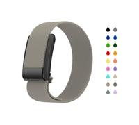 Lunar - Cinghie compatibili con Whoop 4.0, in nylon, traspirante e regolabile, ultra leggere, Grigio cenere., Unisex