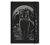 Lunar Familiar - Taccuino con copertina rigida, formato A5, colore: Nero