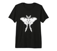 Lunar Moth Celestial Insect Vintage Gothic Nature Moon Maglietta Premium