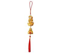 Lunar New Year Charm - Dangling Ingot Charm | Snake Good Luck Pendant, Portable Home Decoration Tassels for Living Room, Bedroom, Studyroom