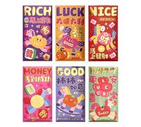 Lunar New Year Couplets - Prosperity Banners, Vertical Scrolls Printed Writing for Door Decoration, Seasonal Item with Design, Home Adornment for Festival Display, Welcoming Guests