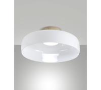 LUNAR PLAFONIERA BIANCA 1 LUCE A LED CCT 2700K - 3000K - 4000K- 26W - 3150 lm DIMMERABILE