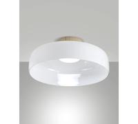 LUNAR PLAFONIERA BIANCA 1 LUCE A LED CCT 2700K - 3000K - 4000K- 26W - 3150 lm DIMMERABILE