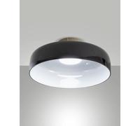 LUNAR PLAFONIERA NERA 1 LUCE A LED CCT 2700K - 3000K - 4000K- 26W - 3150 lm DIMMERABILE