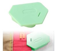 LunarCharm Guida Magnetica alla Cucitura per Macchina da Cucire con Forte Forza Magnetica e Scala per Cucire l'orlo, Guida all'orlo con Scala, Strumento Multiuso (Verde)